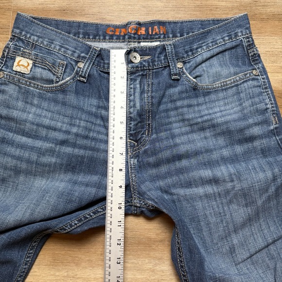 Cinch Jeans Men 32x32 Blue Ian Bootcut Stretch Denim Western Cowboy Rodeo Casual - Picture 10 of 13